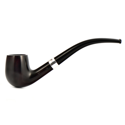 Курительная трубка Peterson - Junior Heritage - Silver Mounted - Bent Billiard, без фильтра