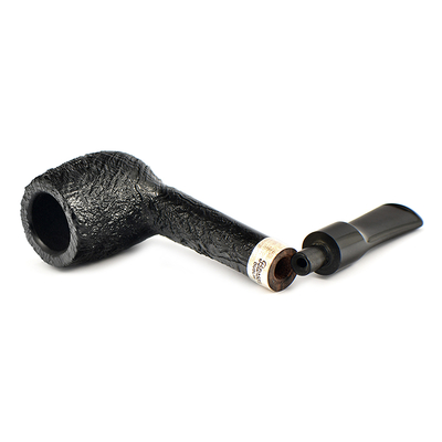 Курительная трубка Peterson Junior SandBlast - Silver Mounted Lovat, без фильтра