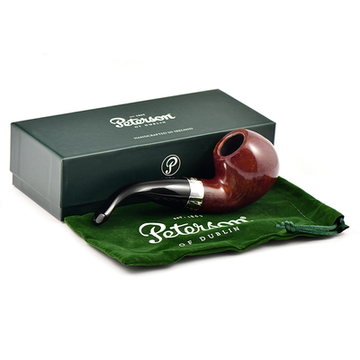 Курительная трубка Peterson Kildare XL02 Silver P-Lip, 9 мм