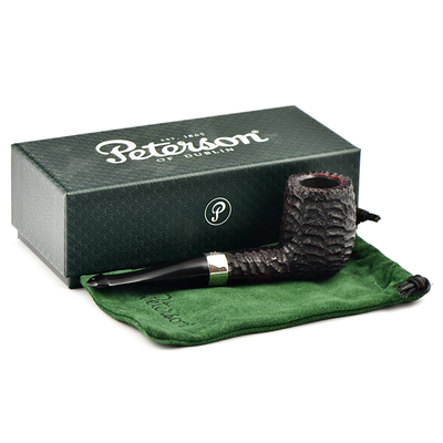 Курительная трубка Peterson Pub pipe Rustic Dublin P-Lip, без фильтра