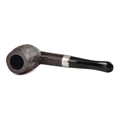 Курительная трубка Peterson Pub pipe Sandblast Billiard P-Lip, без фильтра