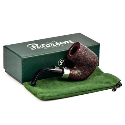 Курительная трубка Peterson Pub pipe Sandblast P-Lip, без фильтра