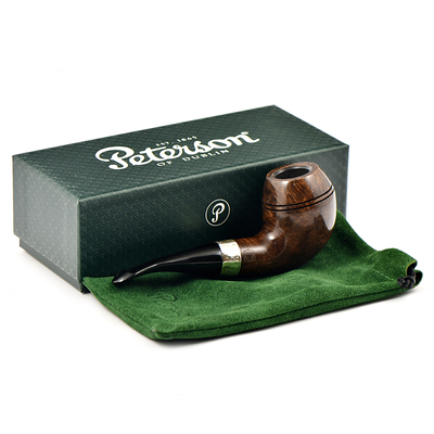 Курительная трубка Peterson Sherlock Holmes - Dark Smooth - Deerstalker  P-Lip, без фильтра