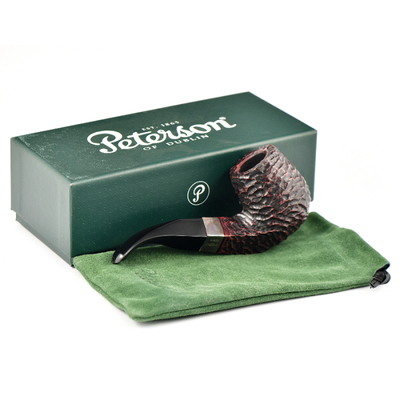 Курительная трубка Peterson Sherlock Holmes Rustic Milverton P-Lip, без фильтра