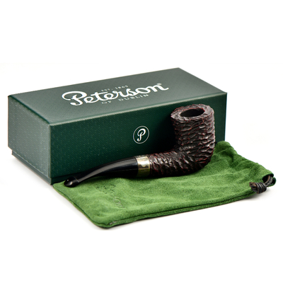 Курительная трубка Peterson Sherlock Holmes Rustic Mycroft P-Lip, без фильтра