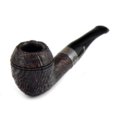 Курительная трубка Peterson Sherlock Holmes Sandblast Deerstalker P-Lip 9 мм