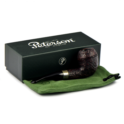 Курительная трубка Peterson Sherlock Holmes Sandblast Deerstalker P-Lip 9 мм