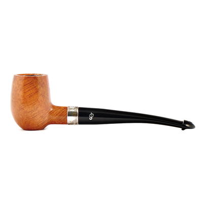 Курительная трубка Peterson Speciality Pipes - Barrel - Natural Silver Mounted P-Lip, без фильтра