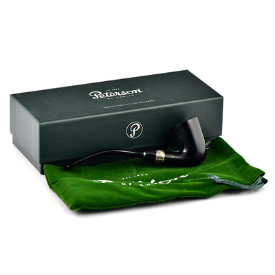 Курительная трубка Peterson Speciality Pipes - Calabash - Ebony Silver Mounted, без фильтра