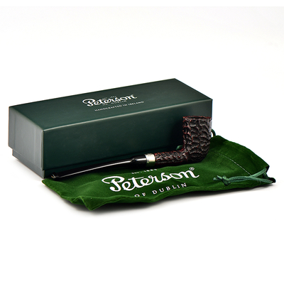 Курительная трубка Peterson Speciality Pipes - Dublin - Rustic Nickel Mounted, без фильтра