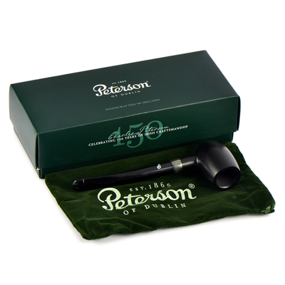 Курительная трубка Peterson Speciality Pipes Ebony - Barrel P-Lip, без фильтра