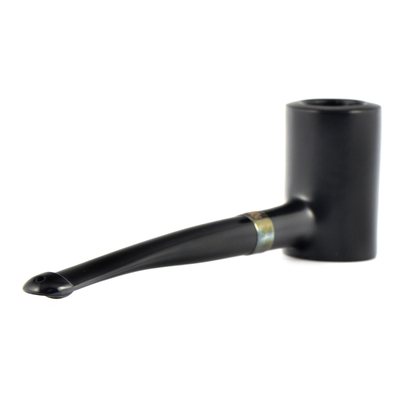 Курительная трубка Peterson Speciality Pipes Tankard Ebony Silver Mounted P-Lip, без фильтра