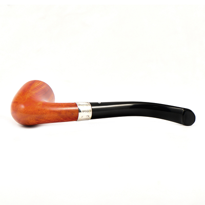 Курительная трубка Peterson Supreme - Smooth 128 Silver Mounted P-Lip, без фильтра