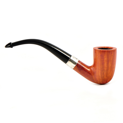 Курительная трубка Peterson Supreme - Smooth 128 Silver Mounted P-Lip, без фильтра