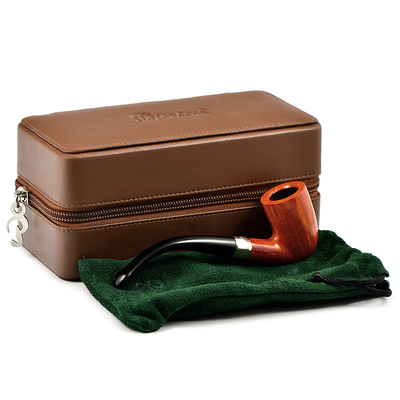 Курительная трубка Peterson Supreme - Smooth 128 Silver Mounted P-Lip, без фильтра