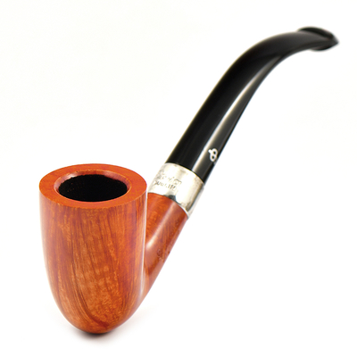 Курительная трубка Peterson Supreme - Smooth 128 Silver Mounted P-Lip, без фильтра