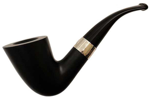 Курительная трубка Peterson Sherlock Holmes Ebony Mycroft P-Lip 9 мм