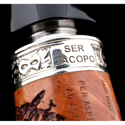 Курительная трубка SER JACOPO Delecta MAXIMA-MAXIMA в шкатулке, без фильтра  S414-2
