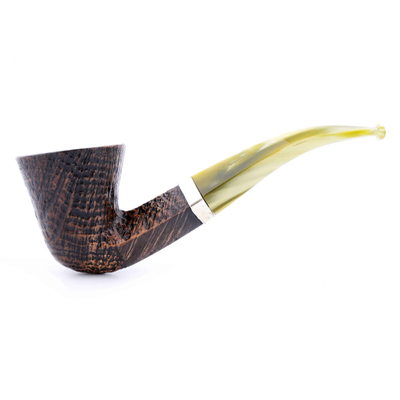 Курительная трубка SER JACOPO Mastro Geppetto Blast-Silver, 9 мм G141