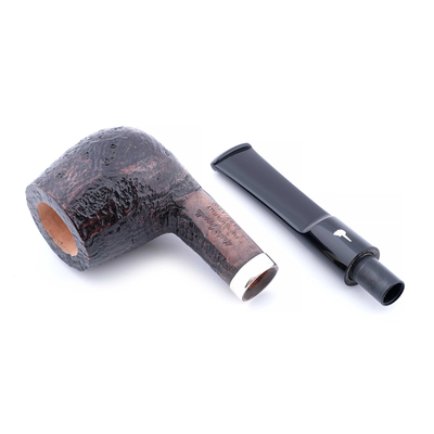 Курительная трубка SER JACOPO Mastro Geppetto Blast Silver, 9 мм G631-2