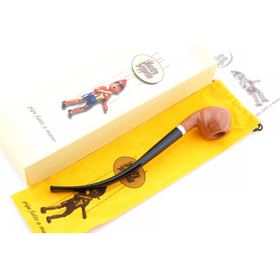 Курительная трубка SER JACOPO Mastro Geppetto Churchwarden Silver, 9 мм G312-1