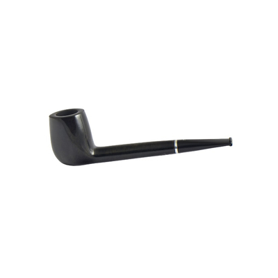 Курительная трубка Stanwell Black Diamond Black Polished 56, без фильтра