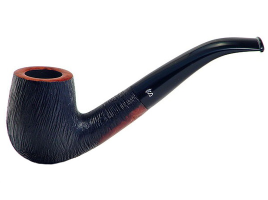 Курительная трубка STANWELL BRUSHED Black Rustico 185