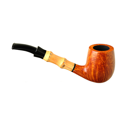 Курительная трубка Tsuge Bamboo Half Bent Smooth, без фильтра