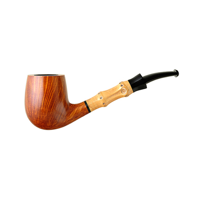 Курительная трубка Tsuge Bamboo Half Bent Smooth, без фильтра