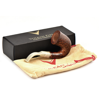 Курительная трубка Volkan Pipe - Calabash Antiqua - 423, без фильтра