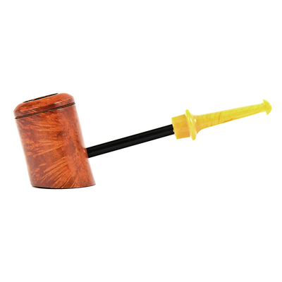 Курительная трубка Volkan Pipe - One Mixed Finishing - 017, без фильтра
