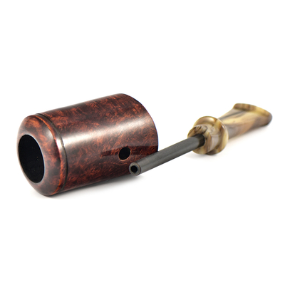 Курительная трубка Volkan Pipe - One Mixed Finishing - 025, без фильтра