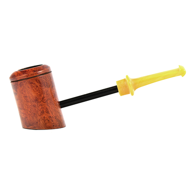 Курительная трубка Volkan Pipe - One Mixed Finishing - 031, без фильтра