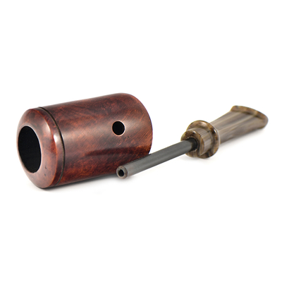 Курительная трубка Volkan Pipe - One Mixed Finishing - 032, без фильтра