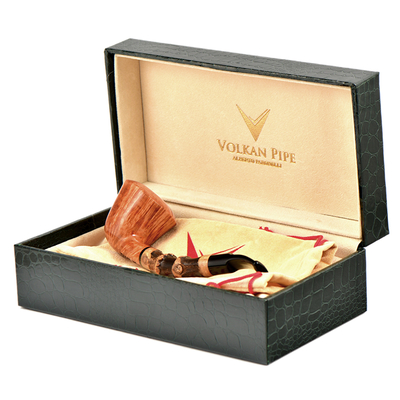 Курительная трубка Volkan Pipe - Red Princess - Special Bamboo Smooth 401, без фильтра