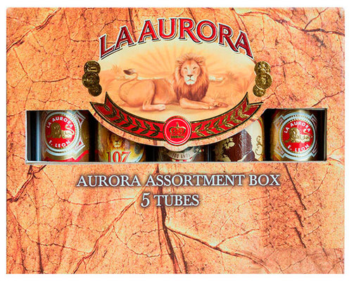 Подарочный набор Подарочный набор сигар Lа Aurora Аssortment Box  (Glass Tubes)