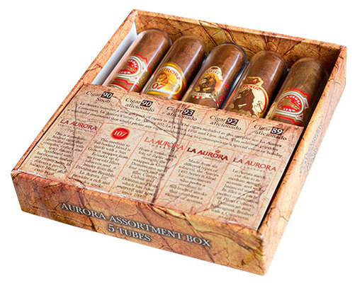 Подарочный набор Подарочный набор сигар Lа Aurora Аssortment Box  (Glass Tubes)