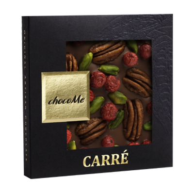 Молочный шоколад ChocoMe «CARRÉ» 50MG110, 50 гр.