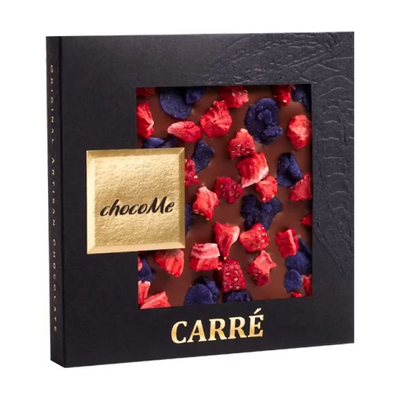 Молочный шоколад ChocoMe «CARRÉ» 50V107, 50 гр.