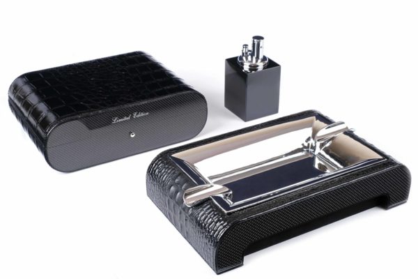 Подарочный набор Набор сигарных аксессуаров Gentili SET-SV10-Croco-Black