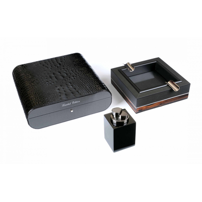 Подарочный набор Набор сигарных аксессуаров Gentili SET-SV20-Croco-Black