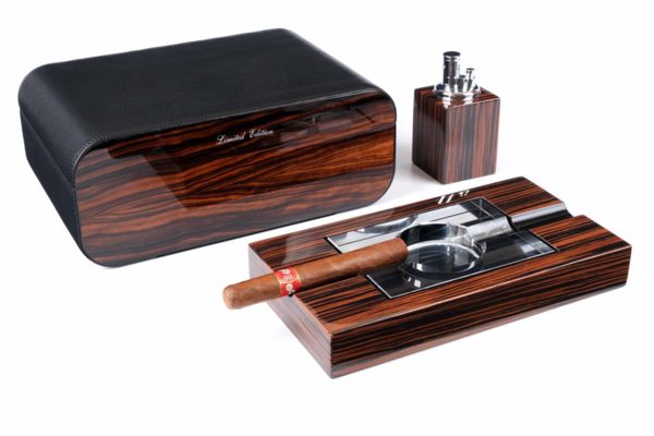 Подарочный набор Настольный набор сигарных аксессуаров Gentili SET-SV75-Black