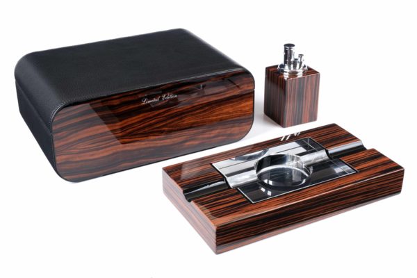 Подарочный набор Настольный набор сигарных аксессуаров Gentili SET-SV75-Black