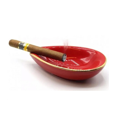 Пепельница Adorini керамическая красная на 1 сигару 14405