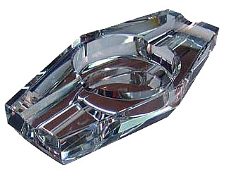 Пепельница Aficionado ASH 2 Hexagon Crystal на 2 сигары