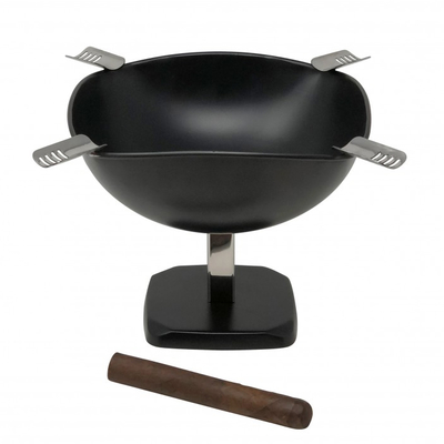 Пепельница Aficionado на 4 сигары Standing & Raised Black