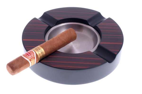 Пепельница сигарная Lubinski на 4 сигары, Эбеновое дерево E643
