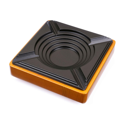 Пепельница сигарная Passatore на 4 сигары, дерево и алюминий 523-017