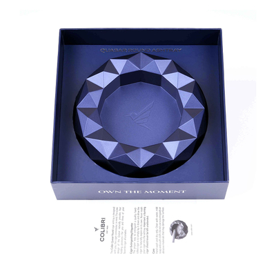 Пепельница Colibri Quasar на 6 сигар, Синий лак Navy AT300T5