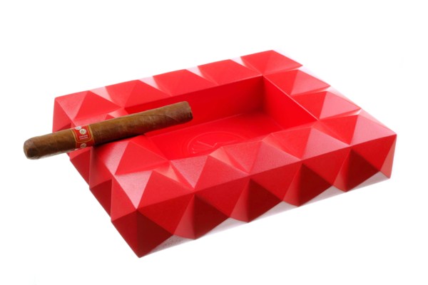 Пепельница Colibri Quasar на 8 сигар, Красный лак AT100T4